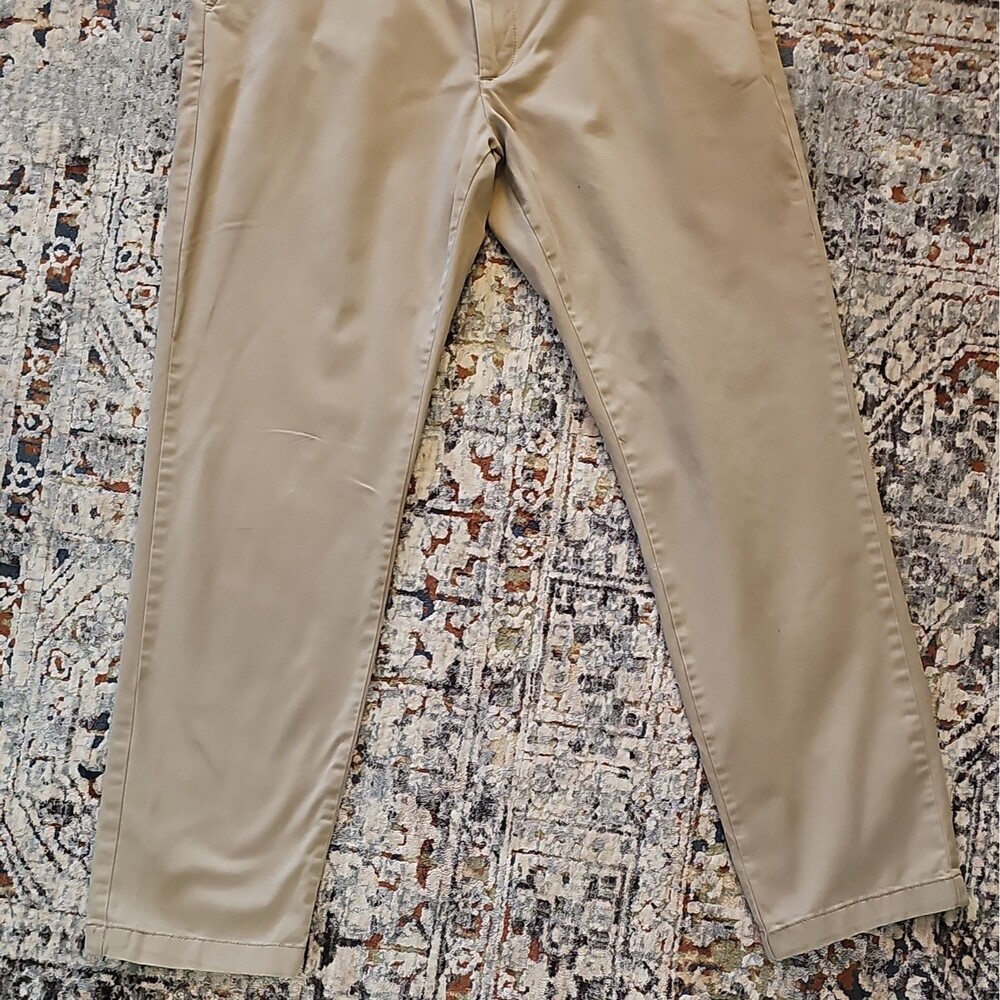 Nautica Men's Beige Chino Pants Regular Fit 36W Cotton